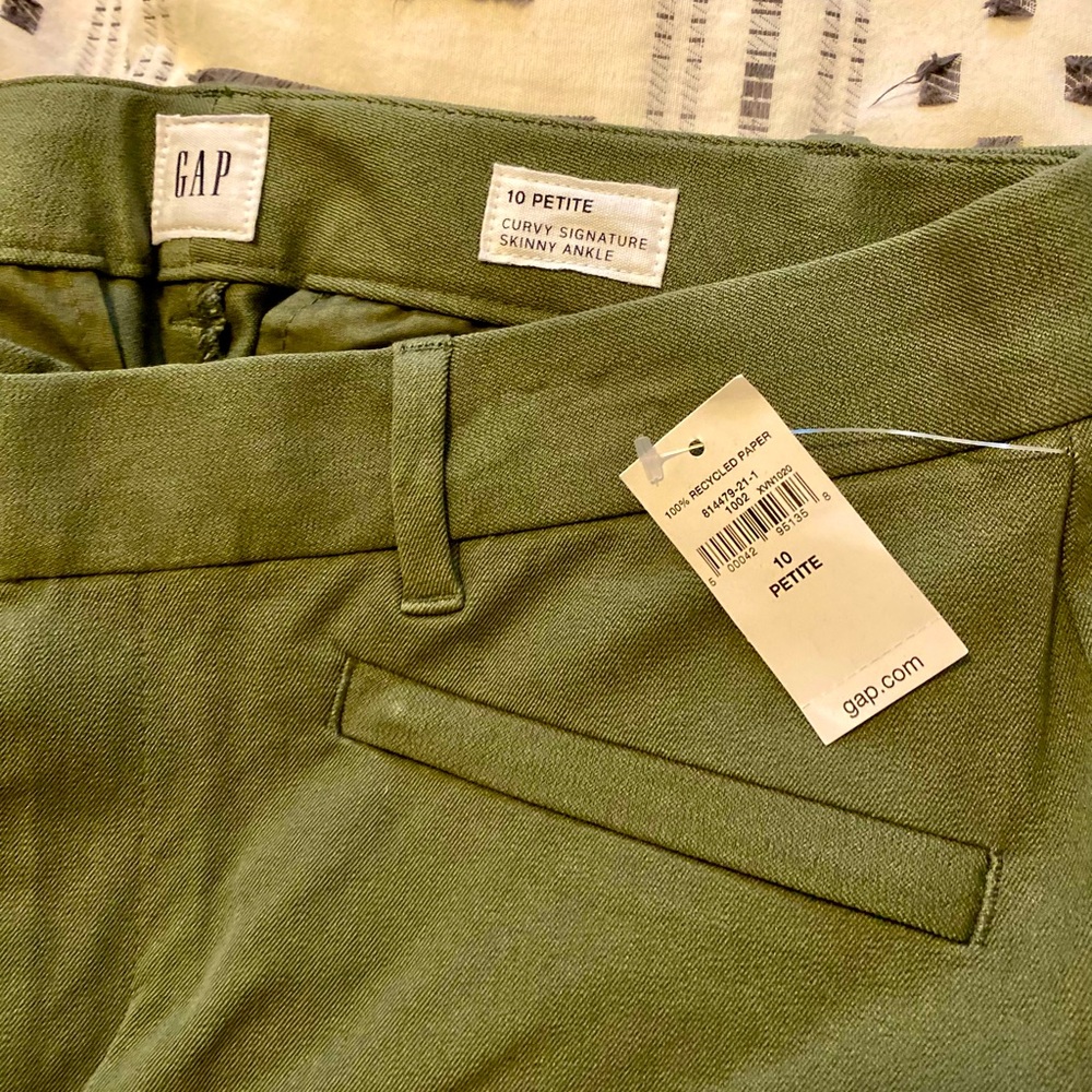 NWT GAP Curvy Signature Skinny Ankle Pants Sz 10P